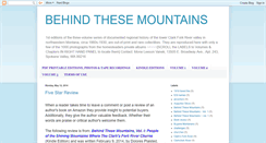 Desktop Screenshot of behindthesemountains.com